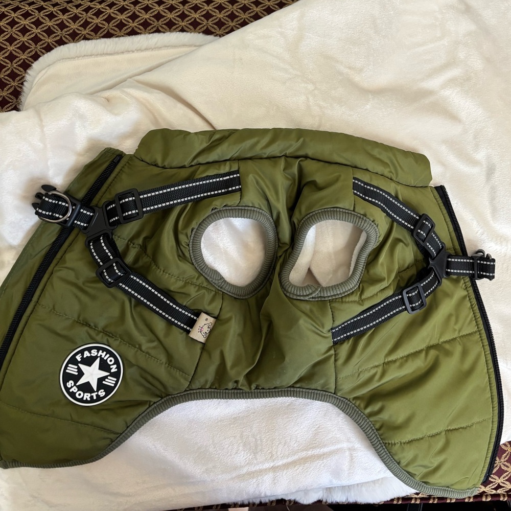 Green Fashion Sports Pet Coat